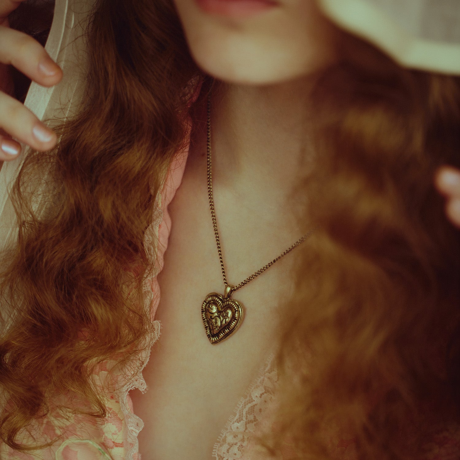 おかくらさんD\u0026G ❤︎ Vintage Heart necklace
