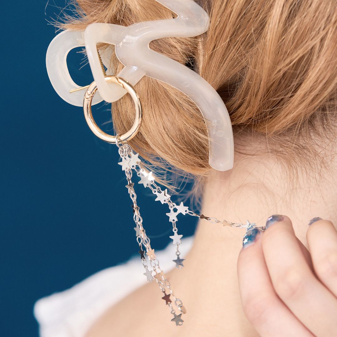 ヘアアクセサリー [Fakiii] SUGASCOOP Angel Star Hair-Clip star hair clip – ANU