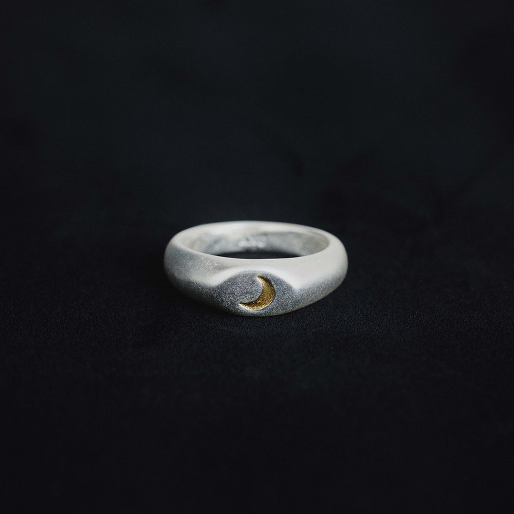 crescent moon ring – ANU